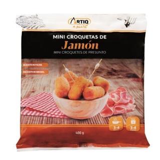 Croquetas Artiq mini jamón curado 400gr