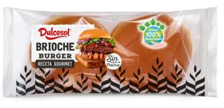 Pan de hamburguesa Dulcesol brioche 4ud 340gr