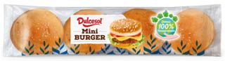 Pan de hamburguesa Dulcesol mini 8ud 90gr