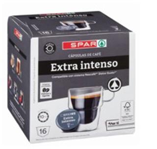 Café Spar extra intenso 16 cápsulas