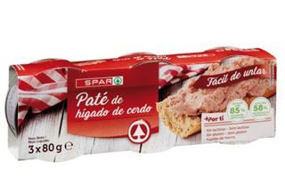 PATE SPAR HIGADO CERDO 3X80GR