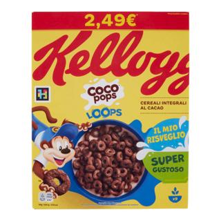 Cereales Kellogs coco pops Loops integrales al cacao 285gr
