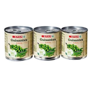 Guisantes Spar fino lata 3x200gr