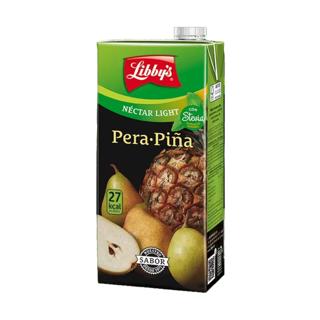 Néctar Libby`s de pera piña light con stevia brik 1L