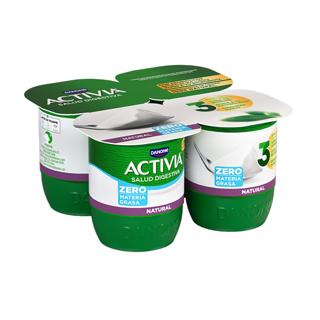 Activia natural 0% 4x120gr