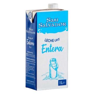 Leche San Salvador entera uht 1L