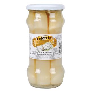 Espárragos Celorrio blancos extra muy gruesos 9/12 tarro 580gr