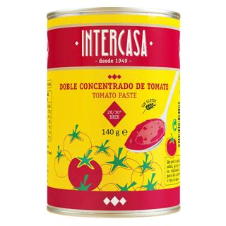 Tomate Intercasa doble concentrado lata 140gr