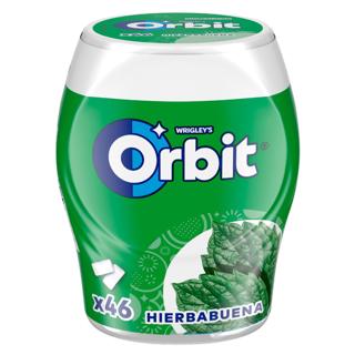 Chicle Orbit hierbabuena bote 46ud