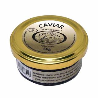 Caviar Casa Westfalia huevas de lumpo tarro 50gr
