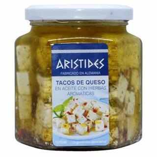 Queso Aristides en aceite con hierbas aromaticas taco 300gr