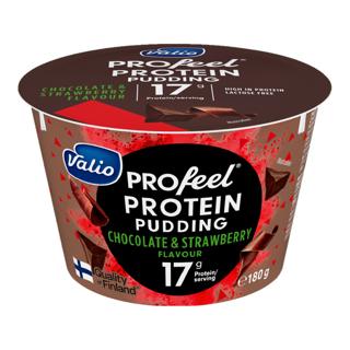 Pudding Valio Profeel chocolate y fresa 17g de proteína 180gr