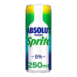 Vodka Absolut Sprite 5% 250ml