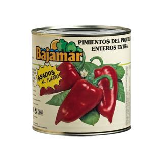Pimientos Bajamar del piquillo extra enteros lata 185gr