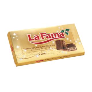 Turrón La Fama de chocolate crujiente 150gr