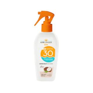 Loción Live Longer Sun coco spray SFP30 200ml