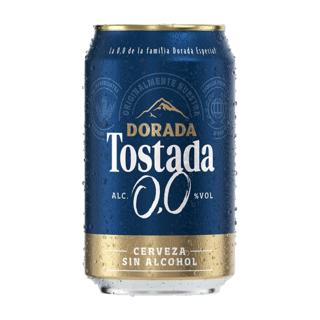 Cerveza Dorada sin alcohol tostada 0,0% lata 33cl