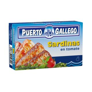 Sardinas Puerto Gallego en tomate lata 125gr