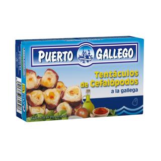 Tentáculos Puerto Gallego de cefalópodos a la gallega lata 120gr