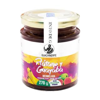 Mermelada Guachinerfe de plátano y guayaba tarro 270gr