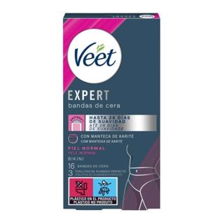 Bandas De Cera Veet expert bikini 16UD