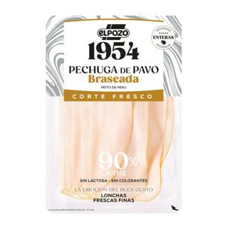 Pechuga De Pavo El Pozo 1954 braseada lonchas as 120gr