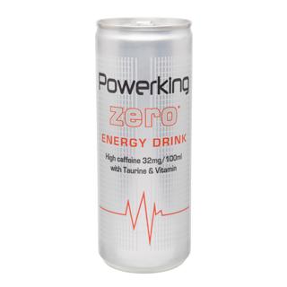 Bebida energética Powerking zero lata 25cl