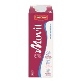 Leche Pascual Movit semidesnatada calcio 1L