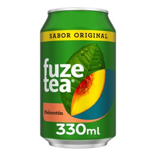 Refresco Fuze Tea melocotón lata 33cl