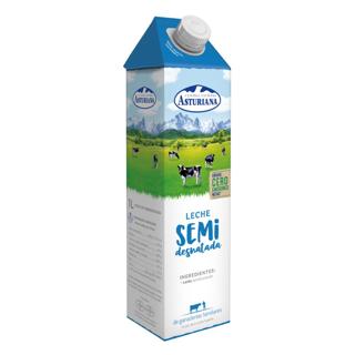 Leche Asturiana semidesnatada brik 1L
