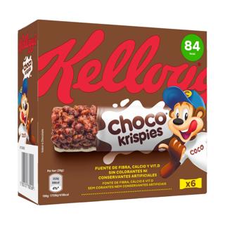Barritas Kellogg`s choco krispies 6x120gr