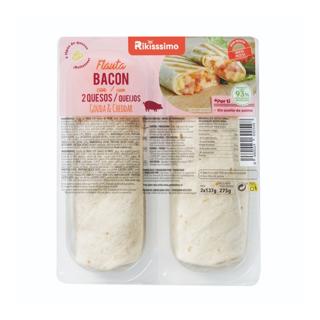 Flauta Rikisssimo bacon con 2 quesos 275gr