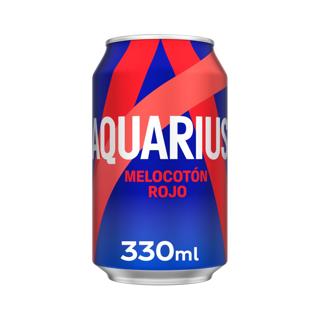 Refresco aquiarius melocoton rojo 33cl