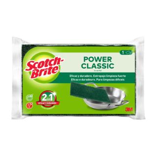 Estropajo Scotch Brite fibra verde 1UD