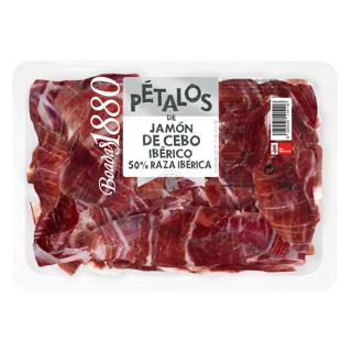 Jamón Solariego 1880 cebo ibérico 50% raza ibérica pétalos 80gr