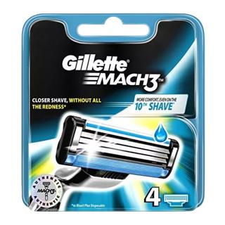 Recambio Gillette mach minibox hojas de afeitar 4UD