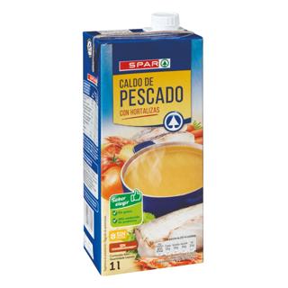 Caldo Spar de pescado con hortalizas brik 1L
