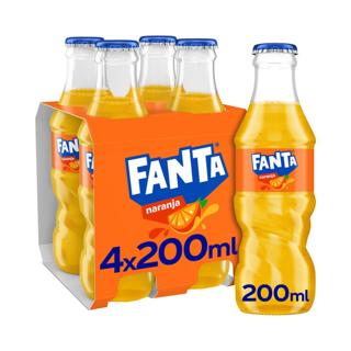 Refresco Fanta naranja pack 4x20cl