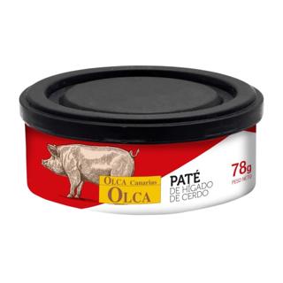 Paté Olca Canarias de hígado de cerdo lata 78gr