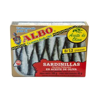 Sardinillas Albo en aceite de oliva lata 138gr