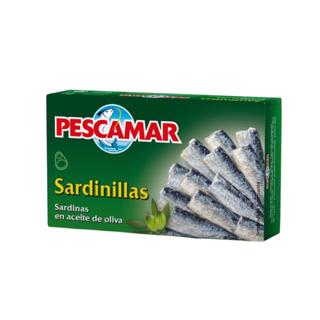 Sardinillas Pescamar en aceite de oliva lata 81gr