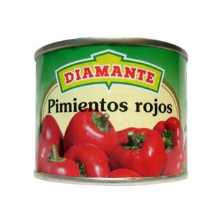 Pimientos Diamante rojos morrones enteros en lata 100gr