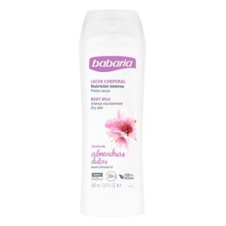 Body Milk Babaria almendras dulces para piel muy seca 400ml