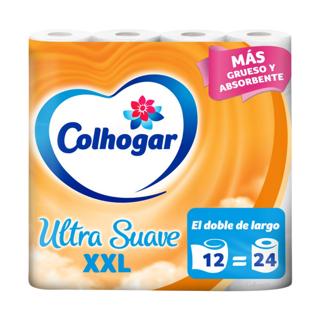 Papel Higiénico Colhogar compacto ultra suave xxl 10+2UD