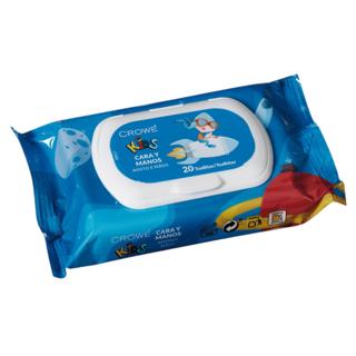 Toallitas Crowe kids cara y manos 20ud