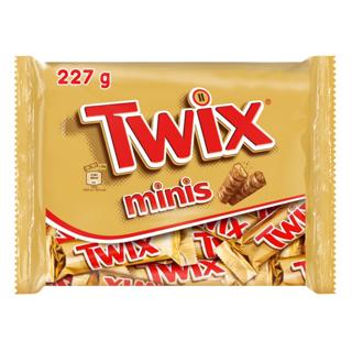 Minis chocolatinas Twix de chocolate y caramelo 227gr