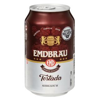 Cerveza Emdbrau tostada lata 33cl