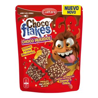 Galleta cuetara chocolate flak chocolate con leche 100gr