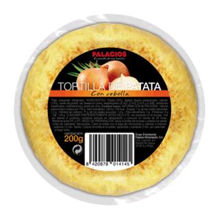 Tortilla Palacios papas con cebolla