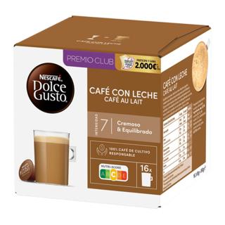 Café Dolce Gusto con leche 16 cápsulas